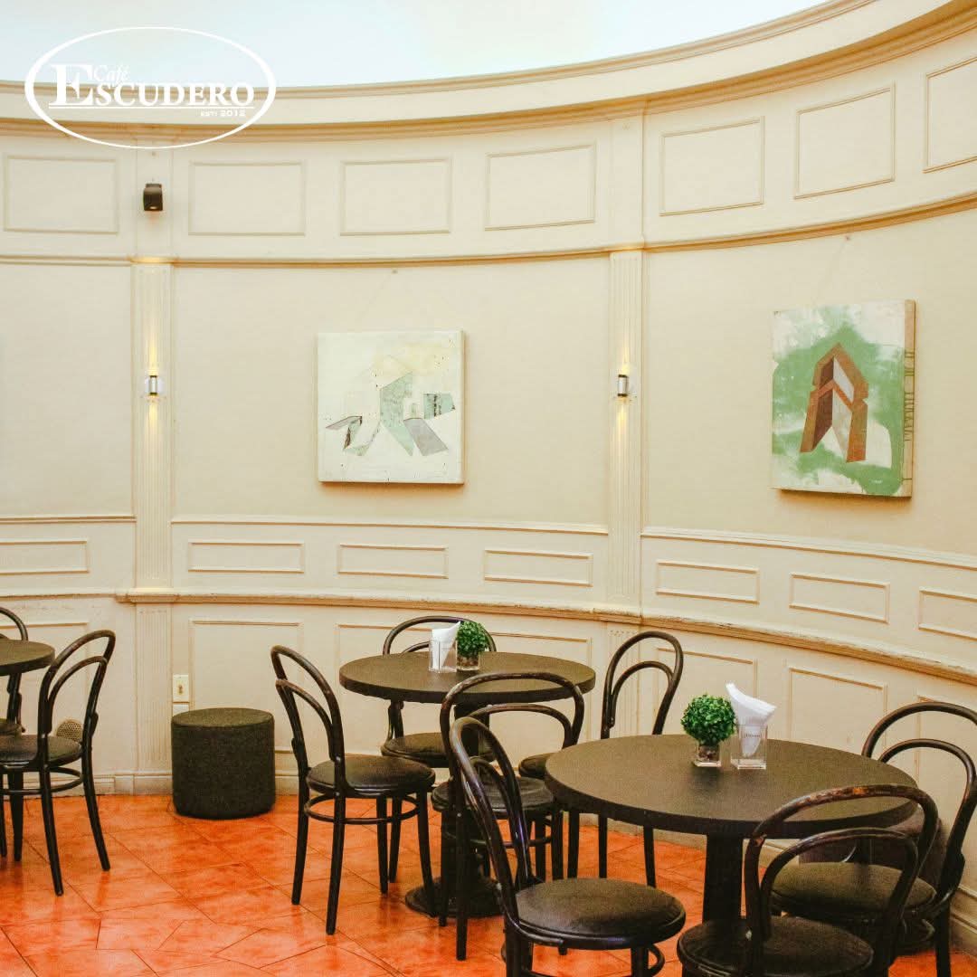 Dining room inside Café Escudero